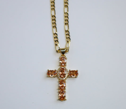 Aphrodite cross necklace