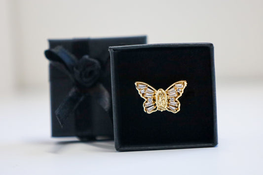 Alina butterfly ring (adjustable)