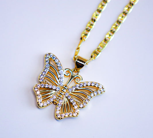 Amaya butterfly necklace