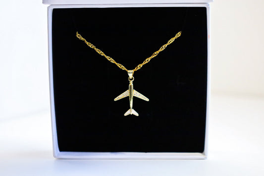 Airplane necklace