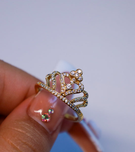 Juliette tiara ring (adjustable)