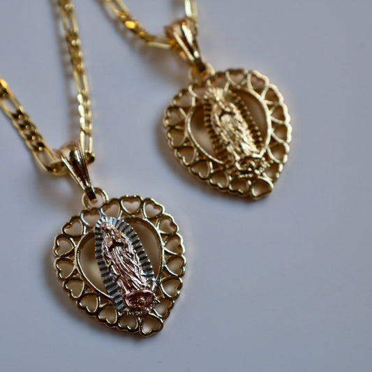 Virgen de guadalupe necklace