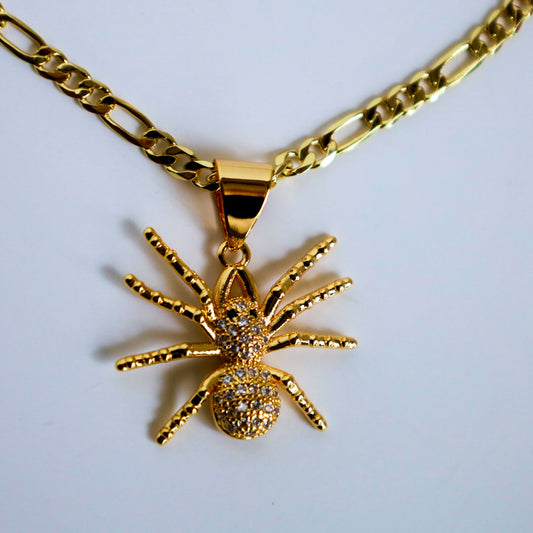 Astro spider necklace